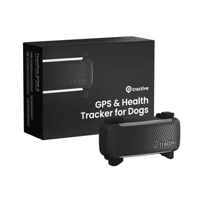 Tractive DOG 6 GPS-spårare för hund med förpackning